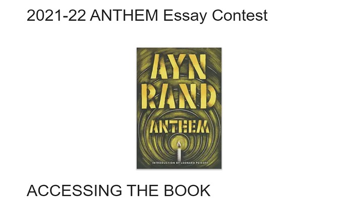 anthem essay contest 2022